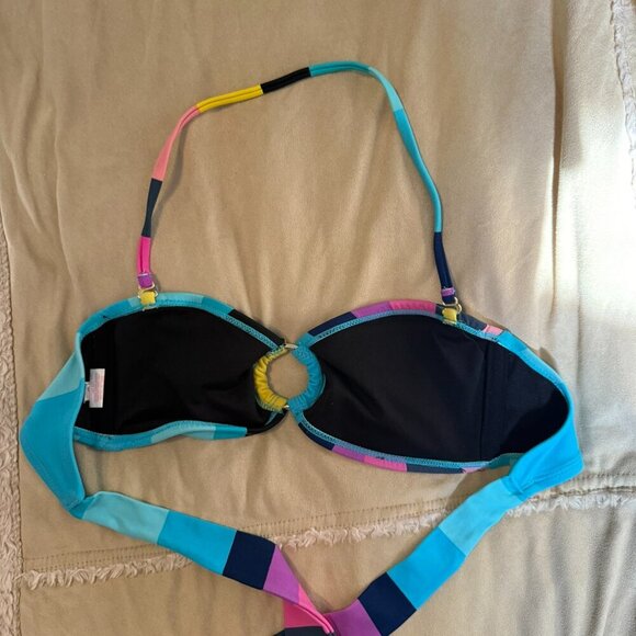 Xhilaration striped bikini top - Picture 2 of 5